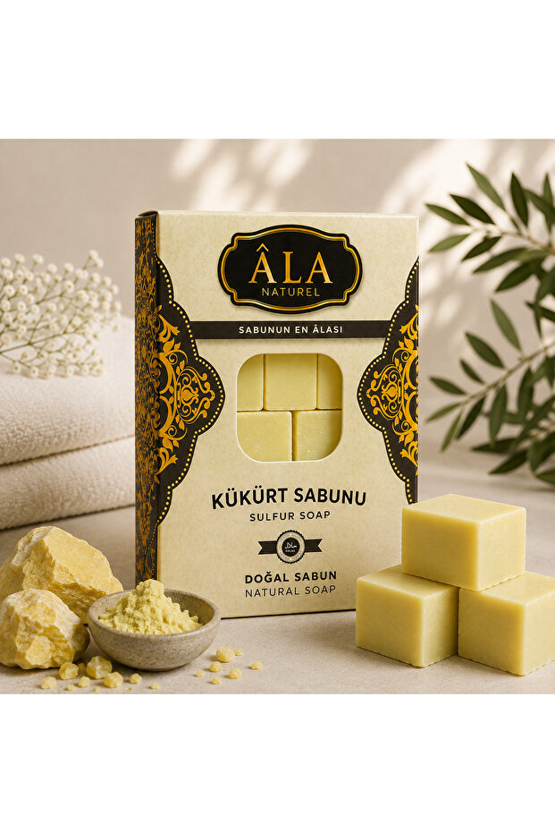 Natural Sulfur Soap (8-Pack)