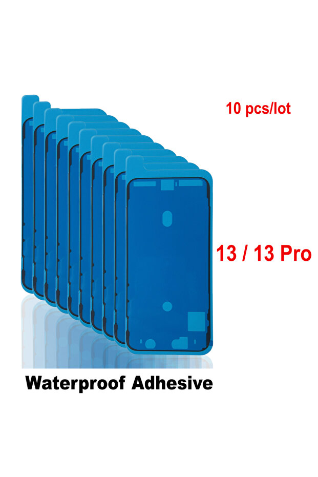 For 13 13 Pro 10Pcs LCD Display Front Side Waterproof Seal Stickers for iPhone 6/7/8/X/XS/XR/11/12/1