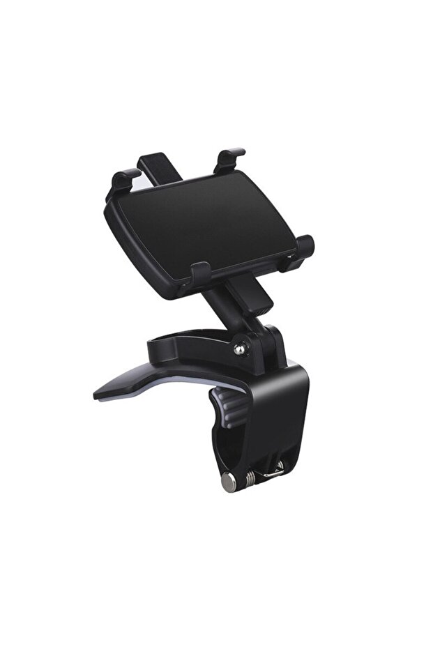 حامل سيارة محمول أسود 360 درجة ° حامل هاتف سيارة دوار للوحة القيادة، حامل جوال للسيارة، حامل GPS للسيارة