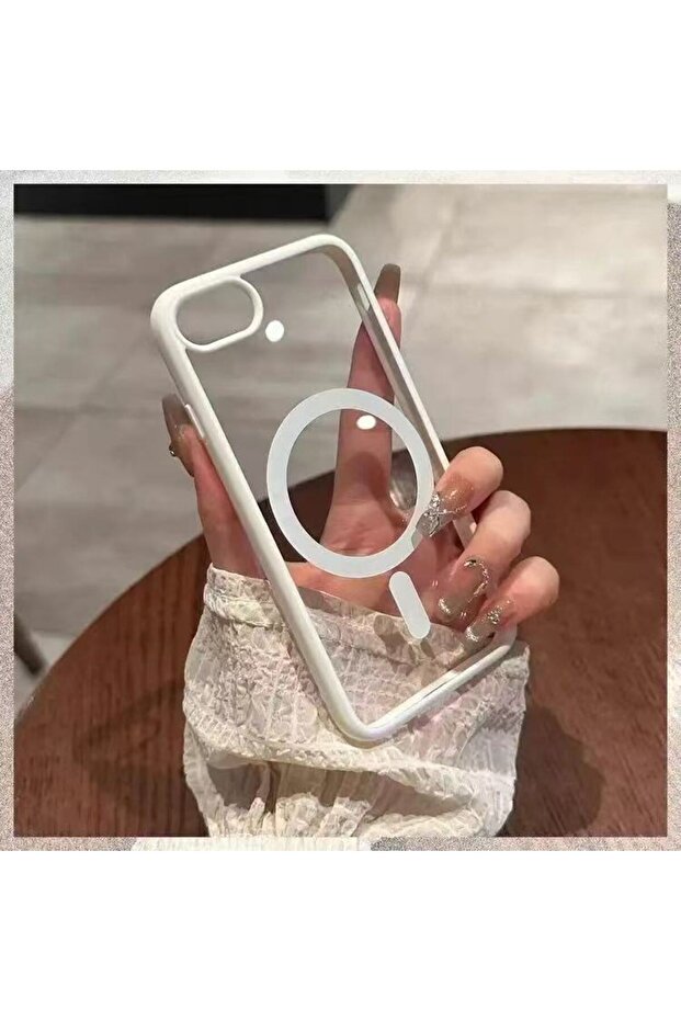 iPhone17e WHITE For Magsafe Wireless Charge Phone Case for iPhone 17e 16e 17 16 15 14 13 12 11 Pro