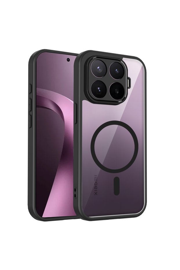 Xiaomi 17T Pro black For 17T Pro Case Luxury Magnetic Frosted Skin-Friendly Acrylic Cover for Mi 17