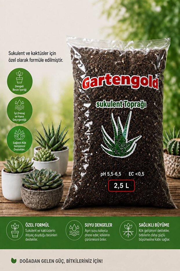 Sukulent Toprağı 2.5 L