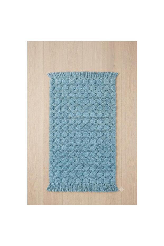 Indian Footstool 52*83 cm - 16233-Sky Blue