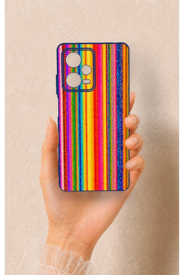 Redmi Note 12 Pro 5g Compatible Colorful Patterned Silicone Case