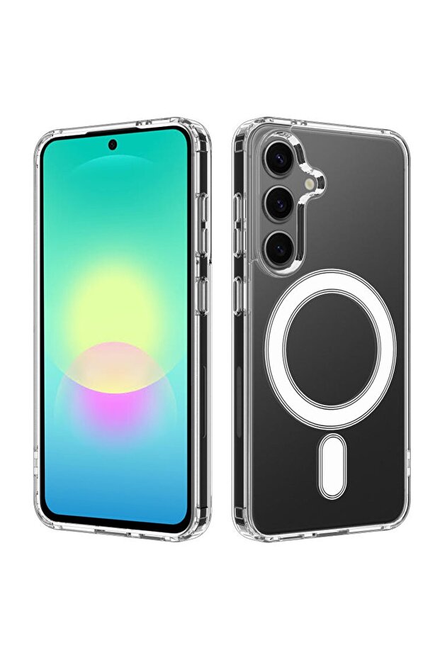 Samsung Galaxy A27 5G 2026 TPU Anti-Yellow Magsafe Clear Transparent Case Cover