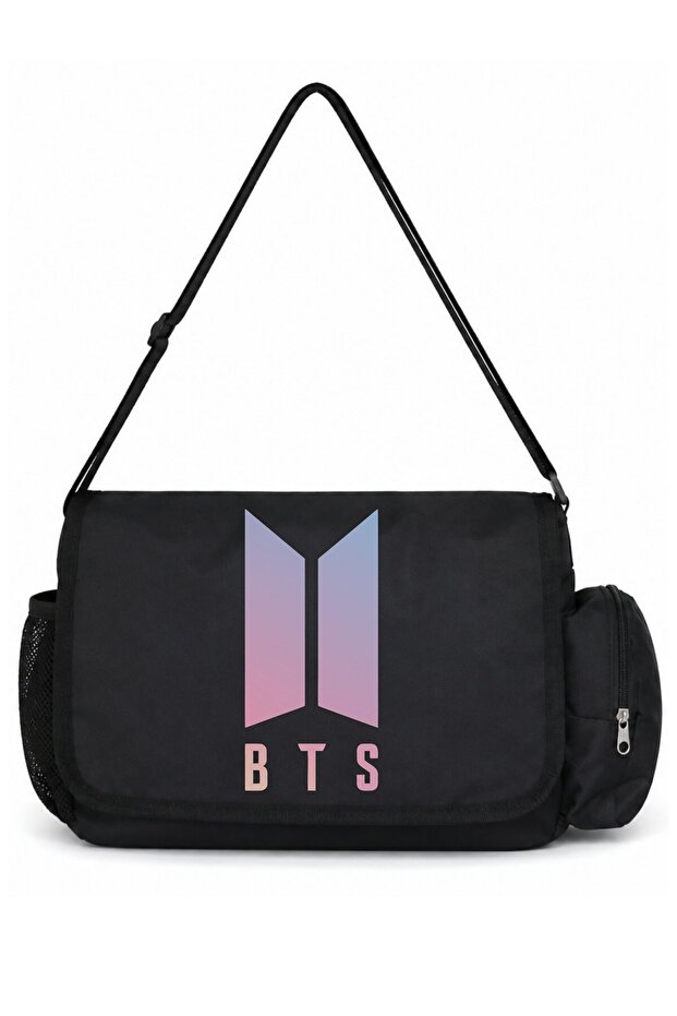 Bts Music Group Printed Unisex School, Sports, Office Multi-Purpose Messenger Bag