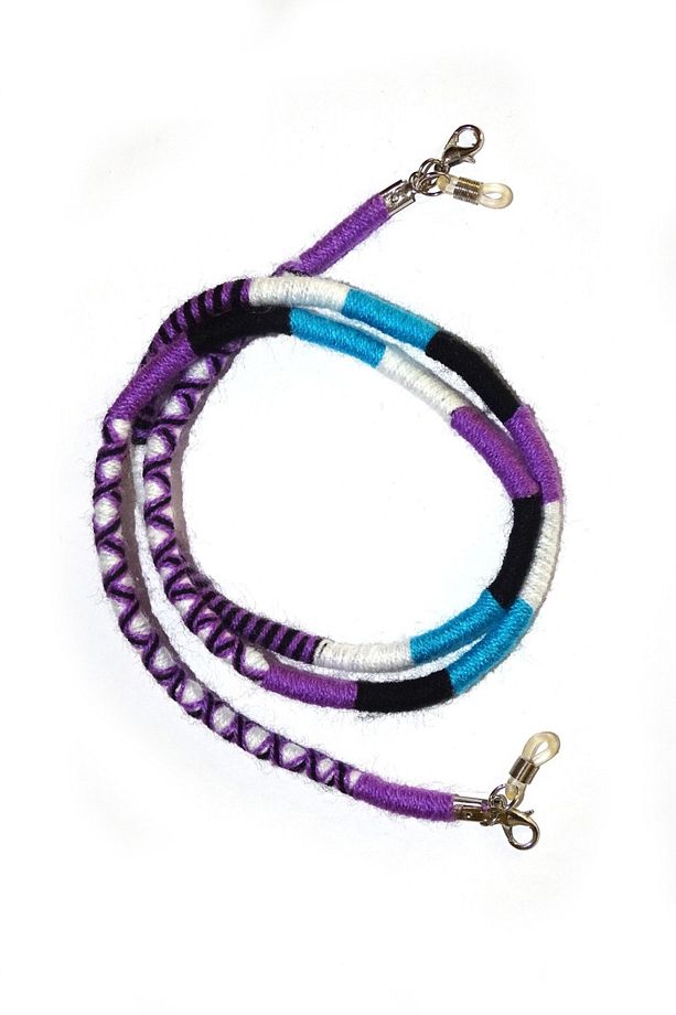 Boho Maske/gözlük Ipi - Mor - 1