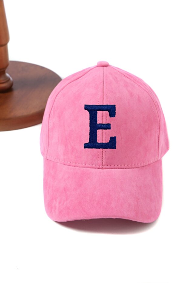 قبعة من جلد الغزال باللون الأزرق الداكن - 1