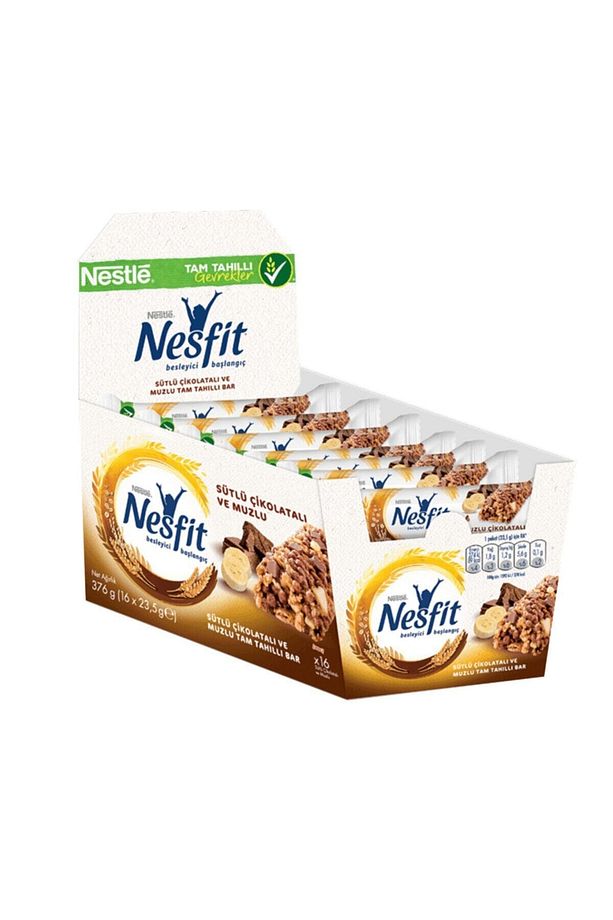 Nesfit Tahıllı Muzlu Ve Çikolatalı Bar 16 Adet - 1