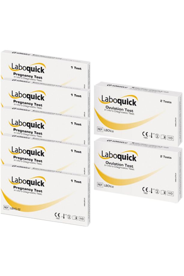 Ovulasyon Testi 4 Adet + Gebelik Testi 5 Adet - 1