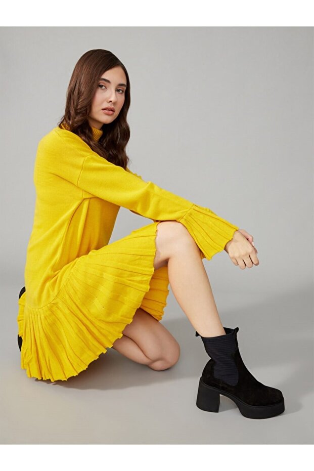 Alice Siyah Süet Siyah Streç Bot - 5