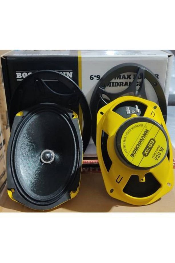 Boschmann Xc-69- 920 Watt-oval Kaliteli Ve Profeyonel Oval Midrange Hoparlor- 2 Adet- Kapaklıdır - 1