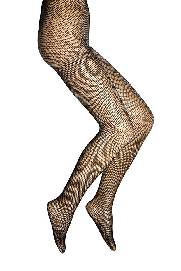 جوارب طويلة منقوشة شبكية - 1