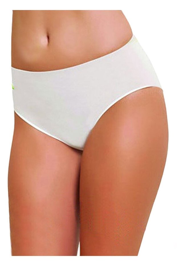 Women's Skin 3 Pack Bamboo High Waist Slip Panties (1 Black-1 White-1 Skin)