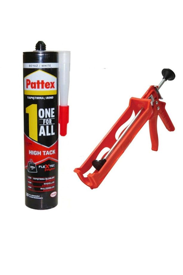 One For All 280 ml Sıvı Çivi / Korniş Yapıştırıcı Silikon Tabancası - 1