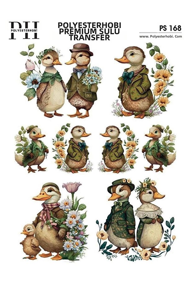 Premium Sulu Transfer 25X35 Duck Patterned Ps 168
