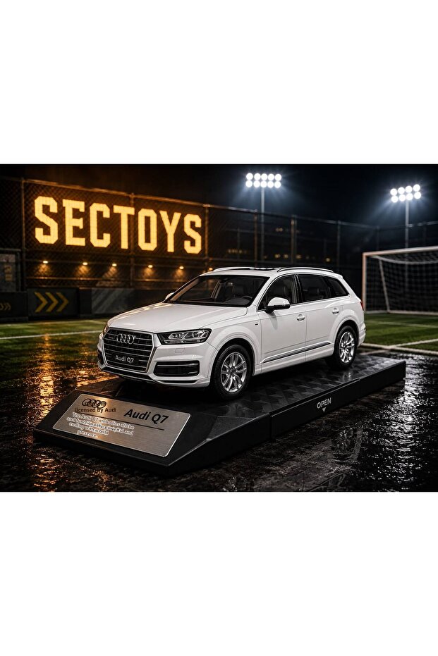 1:26 Scale Audi Q7 Jeep Diecast Model Car White Openable Doors Audi Q7 Diecast Model Car