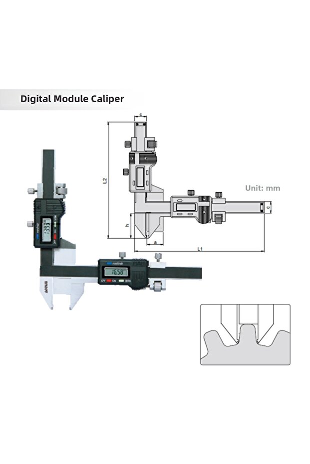 Digital Module Caliper M1-25Mm - 1