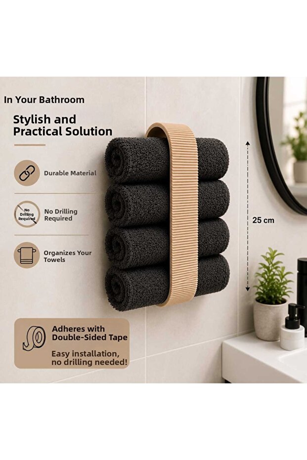 Wall Mounted Towel Organizer