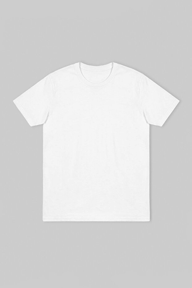 Grimelanj-Siyah-Beyaz-Haki-Lacivert 5'li Slim/Dar 5'li Paket %100 Tok Kumaş T-shirt TMNAW20TS0243 - 11