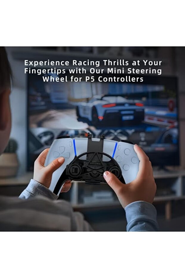 Game Controller Mini Steering Wheel for PS5 - 6