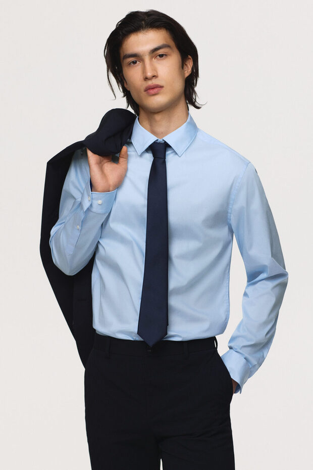 Streç Gömlek Slim Fit