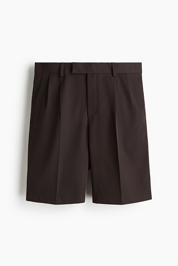 Gabardin Bermuda Şort Relaxed Fit