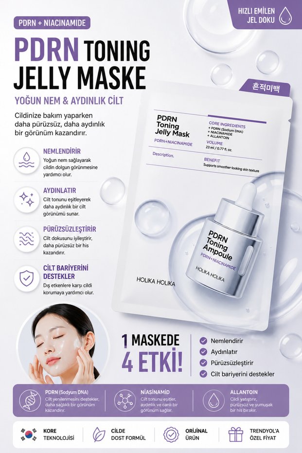 Pdrn Spot Brightening Jelly Mask - Whitening and Anti-Wrinkle Mask 23ml