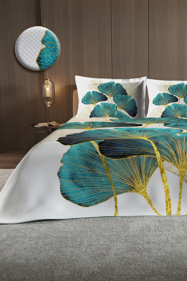 Mother's Day 100% Cotton Pique Bedspread Set Double Size – Jacquard Woven Luxury