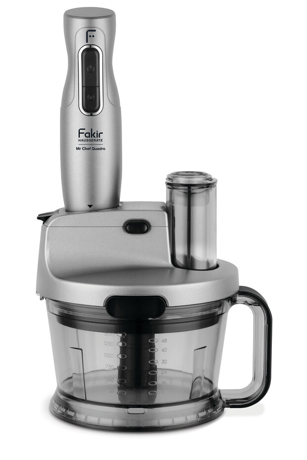 Mr Chef Quadro Silver 1000W Blender Set – 1500 ml Doğrayıcı Hazneli Çok Amaçlı Mutfak Robotu - 3