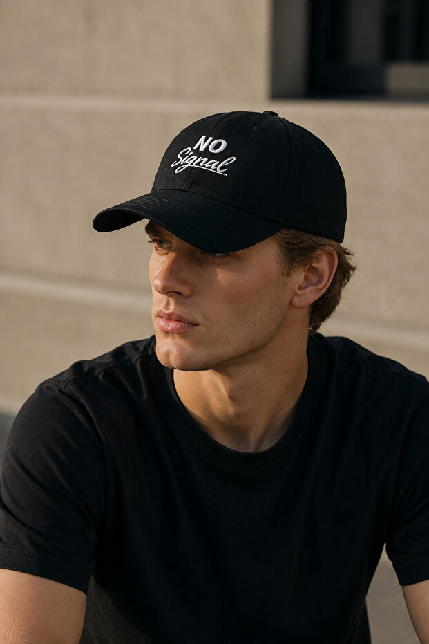 No Signal Embroidered Unisex Baseball Hat Adjustable Sports Cap