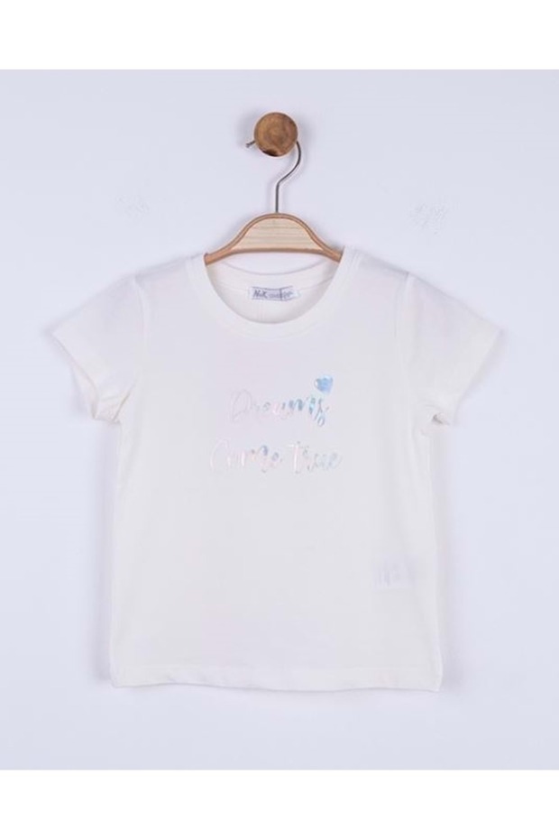 N.K Cream Girl's Tshirt Cream
