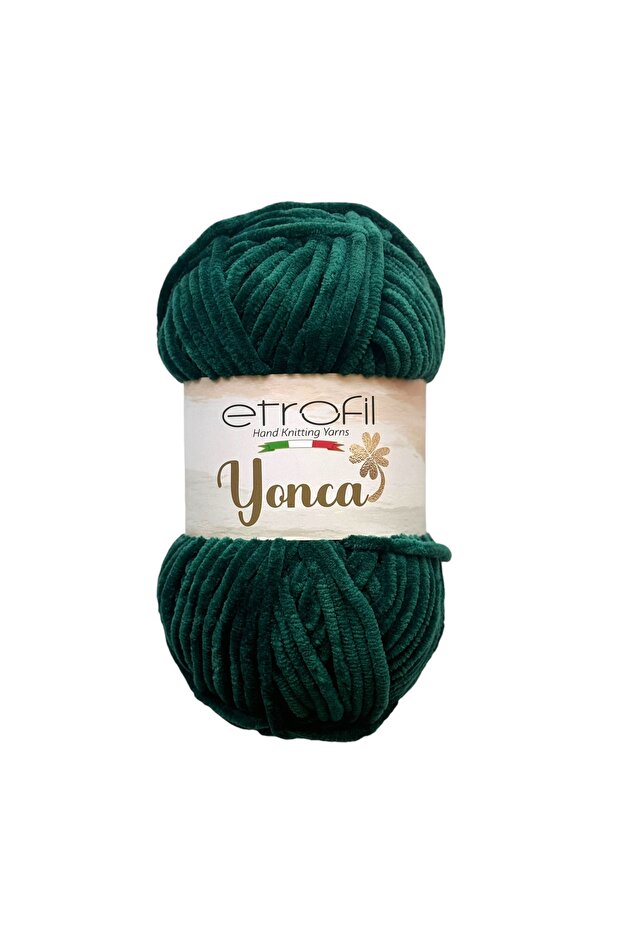 Yonca Baby Velvet Knitting Yarn Khaki 100% Polyester 100g 120m (70428)