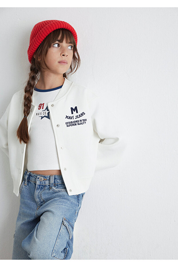 Ecru Sweatshirt 7S10086-70057