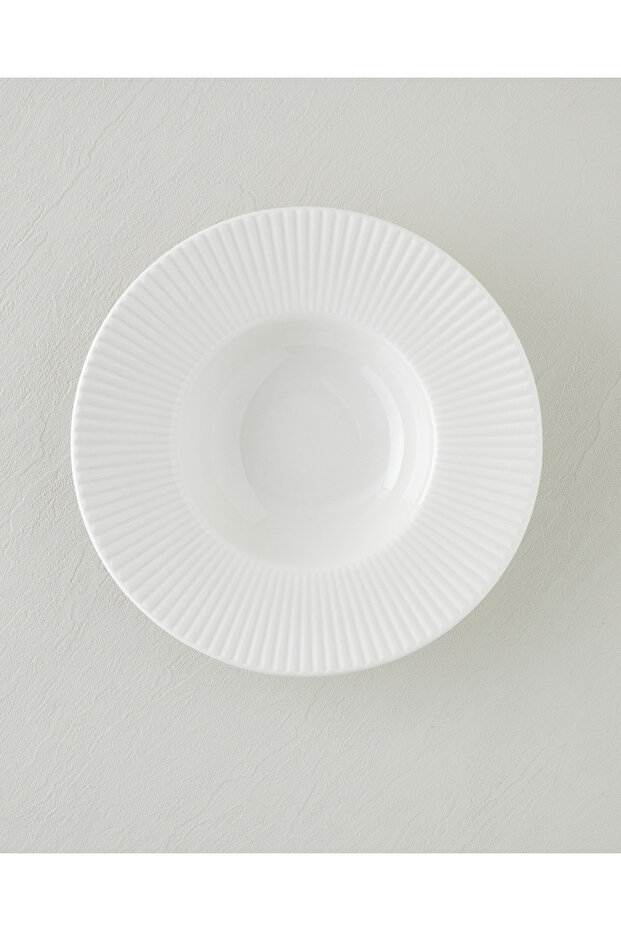 Lunara Porcelain Pasta Plate 27 cm White