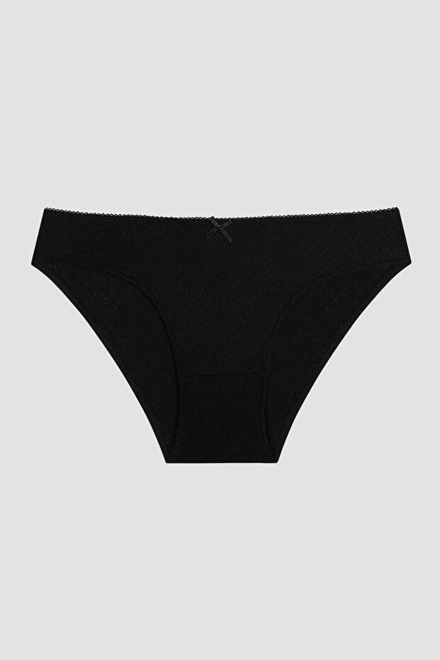 Soft Pointel Basic 3lü Çok Renkli Slip Külot - 5