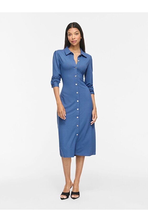 Maxikleid VICHANIA Langarm - 5