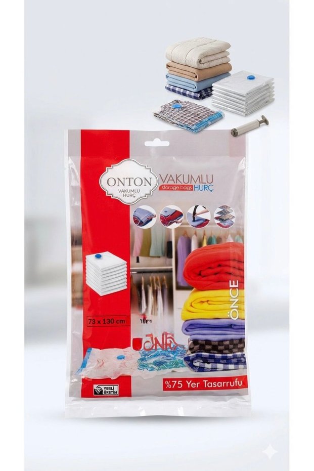 Onton Vacuum Storage Bag 73X130 Cm-Blanket and Clothing Storage Bag