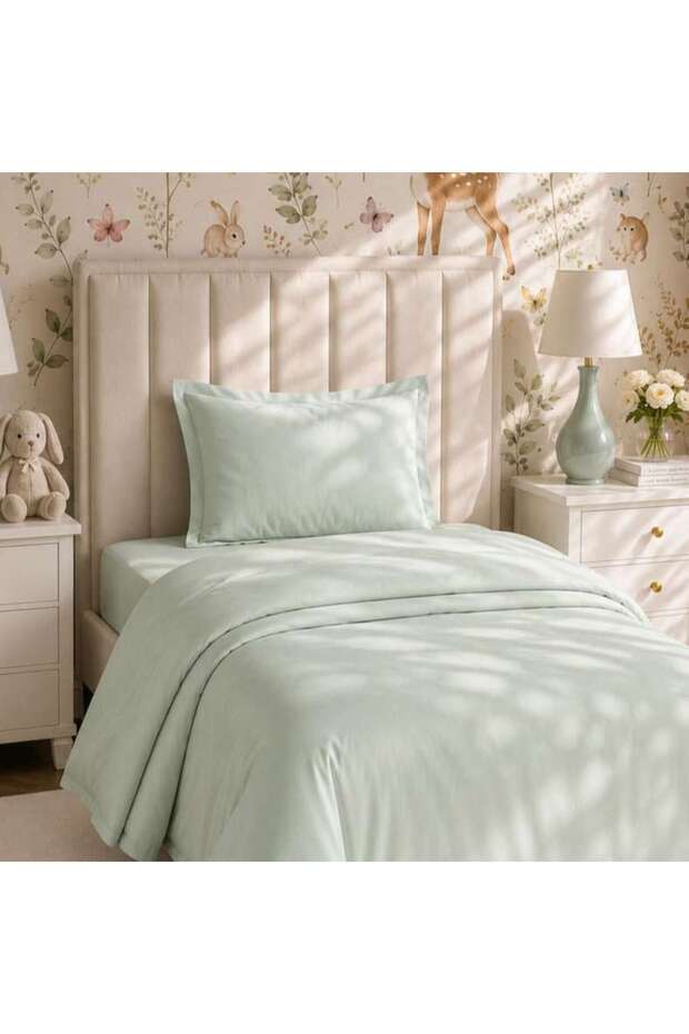 Sleepnest Cotton Rich 144 Tc 2-piece Twin Comforter Set 160x220- Green