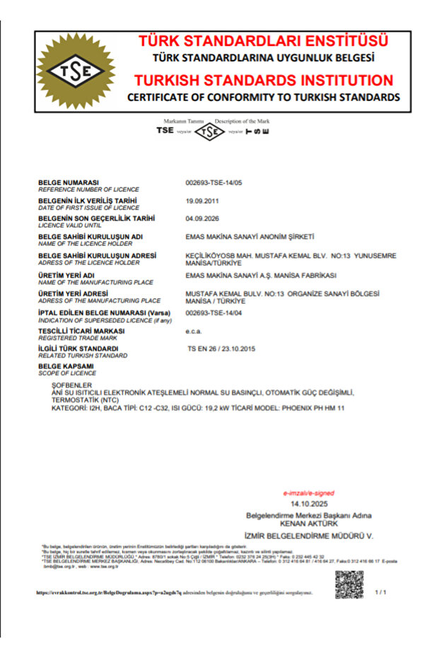 Phoenıx Ph Hm 11 Lt Şofben (BACA DAHİL) - 7