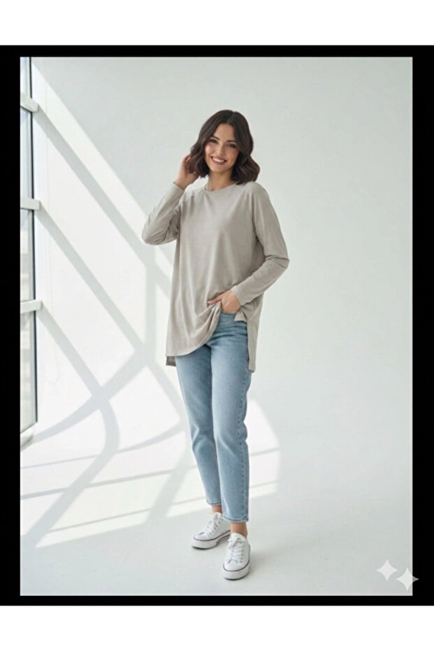100% Cotton Raglan Sleeve Asymmetrical Cut Single Jersey T-Shirt