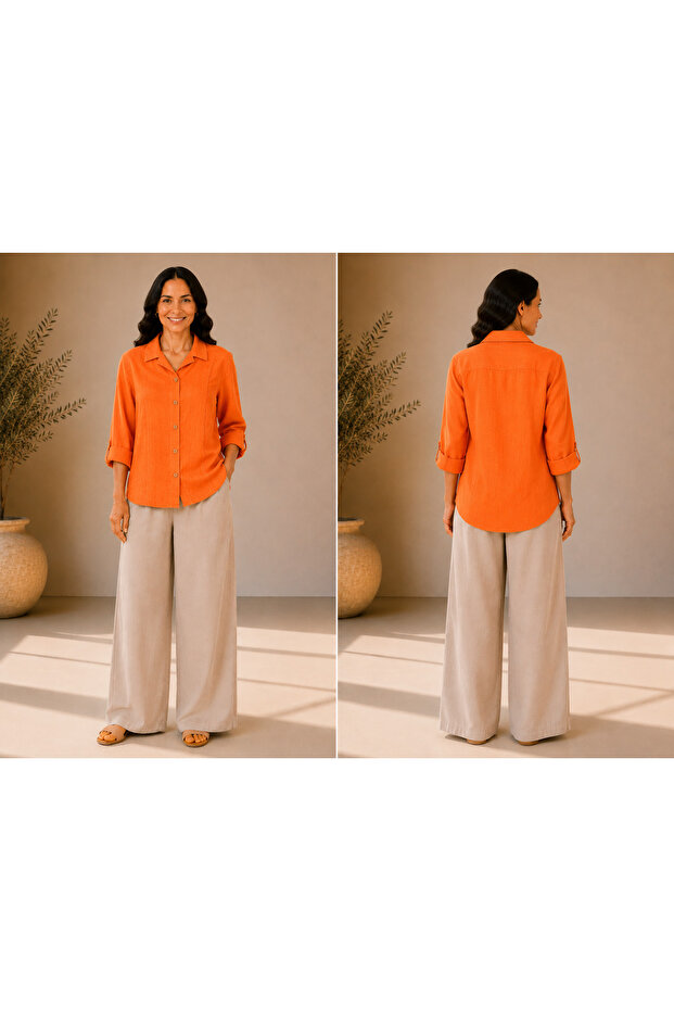 100% Cotton Muslin Shirt - 4