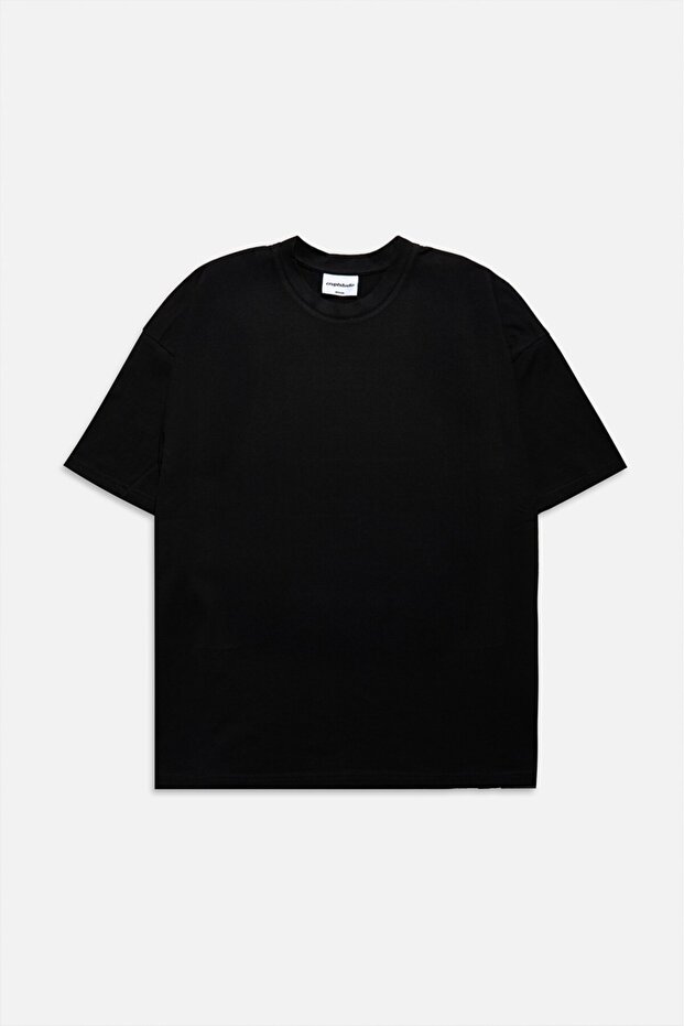 Ανδρικό μπλουζάκι Crupt Essentials Μαύρο Oversize - 6