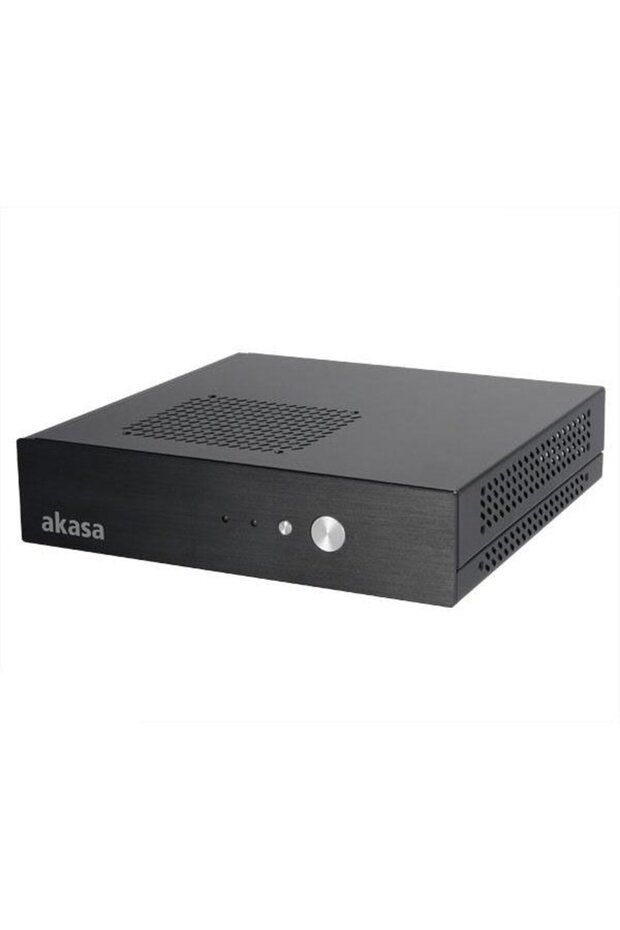 Mini ITX Computer Case Cypher, Super Compact THIN, VESA mountable, 120W