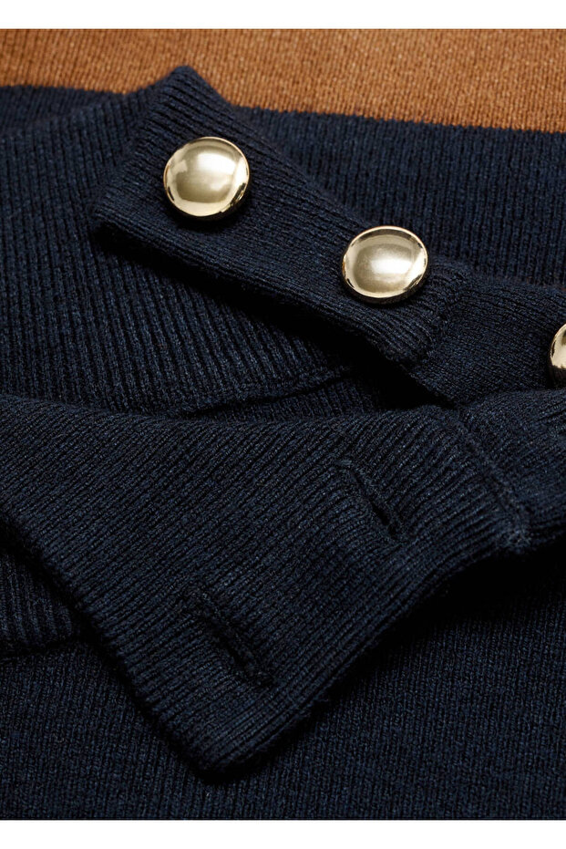 Perkins Collar Button Sweater - 5