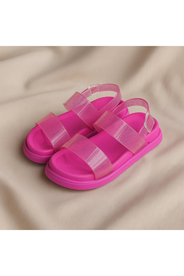 Double strap pink sandal - 3