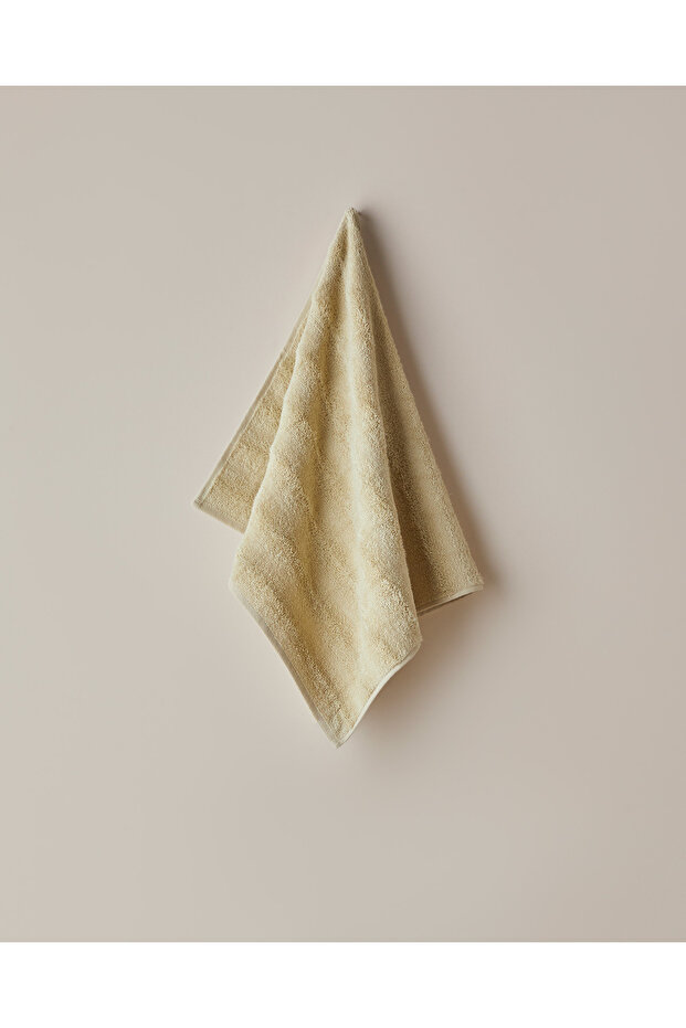 Bubble Cotton Face Towel 50X80 cm Light Green