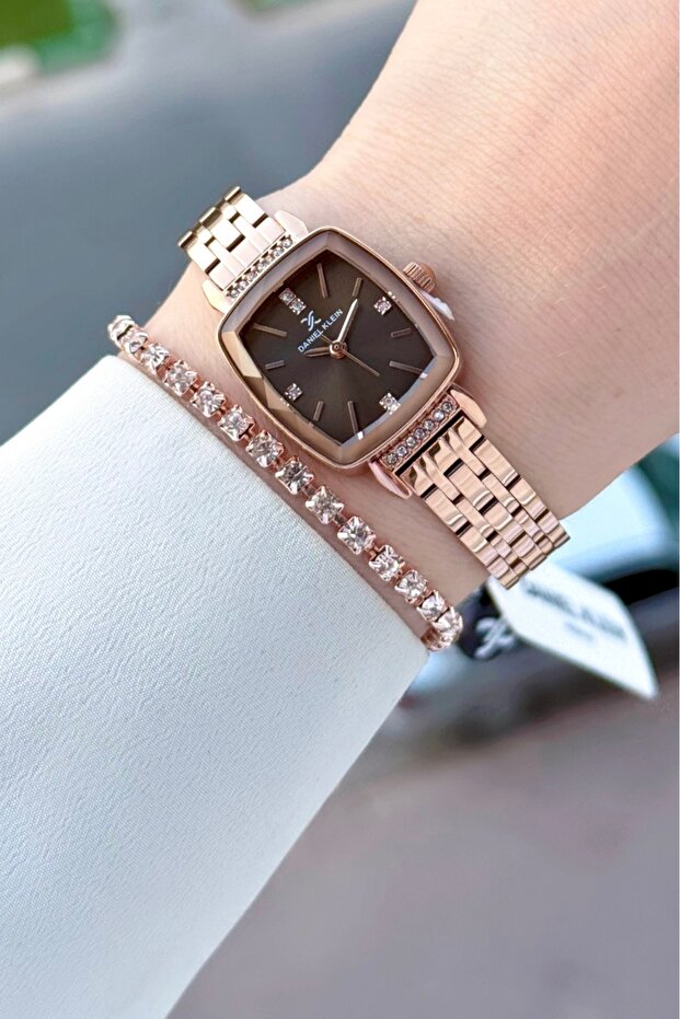 Rose Color Gift Packaged 22 mm Women's Wristwatch