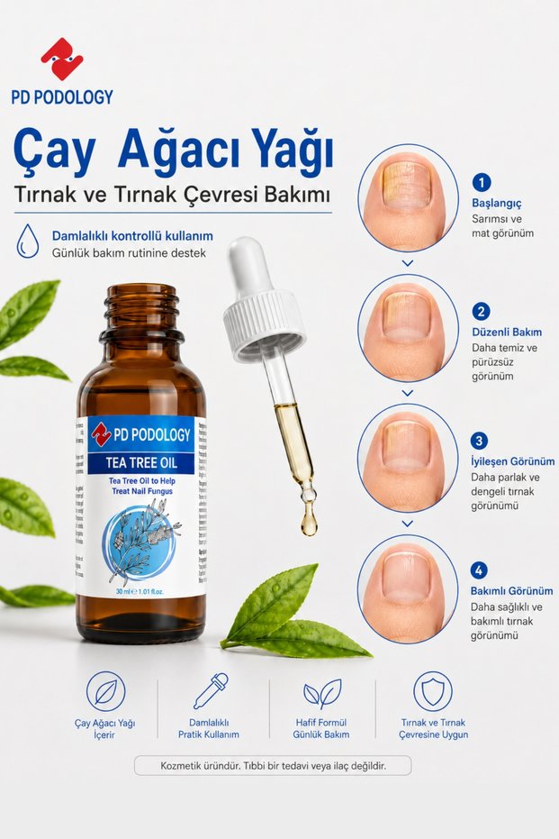 Çay Ağaci Yağı - Tırnak Mantarı Bakım Yağı