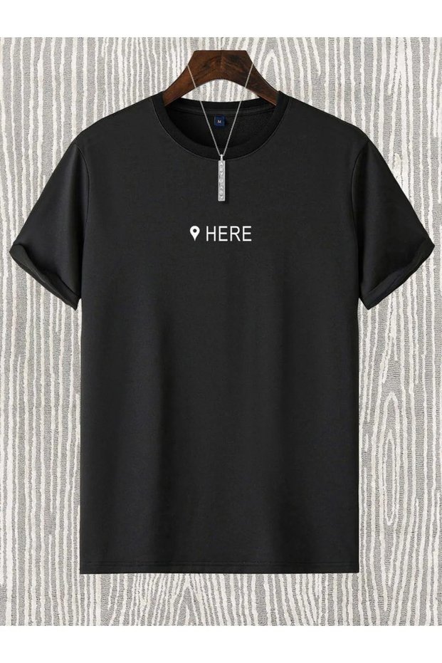 Here Written Oversize T-shirt